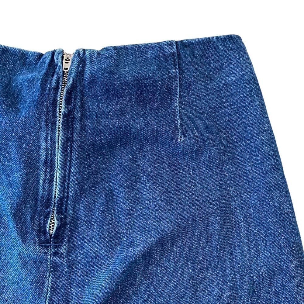 Madewell Blue Denim Wide Leg Culottes - Picture 9 of 11